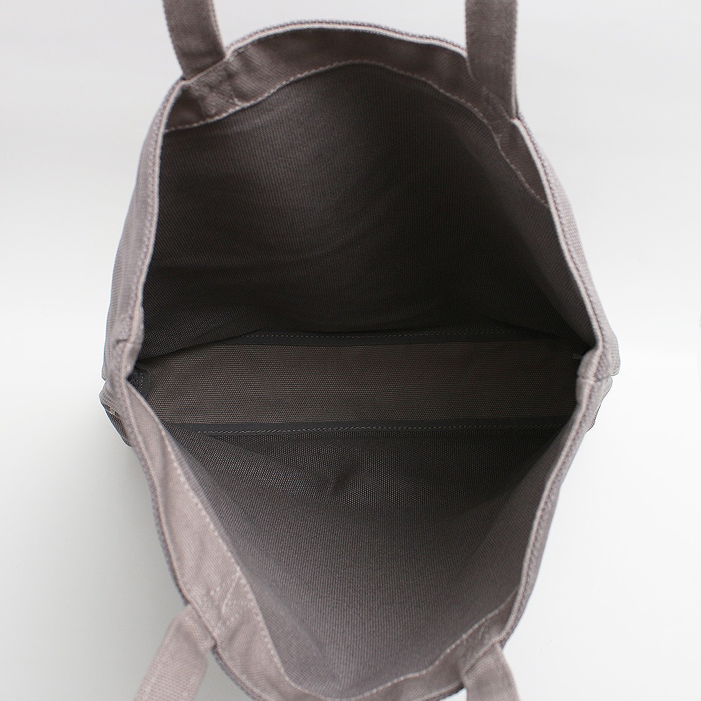 Louis Vuitton Logo Gray Simple Handbag Cotton
